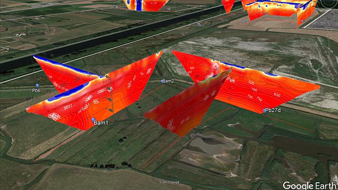 Bepaling van zoet-zout verdeling in grondwater - verbreding en verdieping Boudewijnkanaal